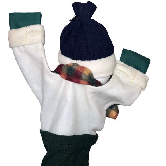 Advent Snowman Christmas Calendar with attached snowman countdown marker 26”L - Picture 6 of 9